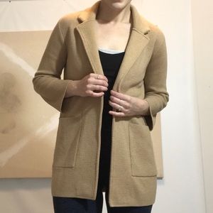 J.Crew, camel sweater blazer